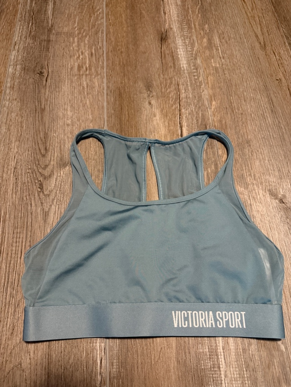 Victoria’s Secret The PlayerBlue Racerback Sports Bra